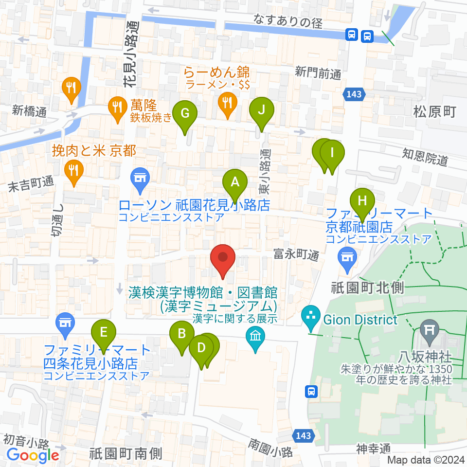 ジョニーエンジェル京都店周辺の駐車場・コインパーキング一覧地図