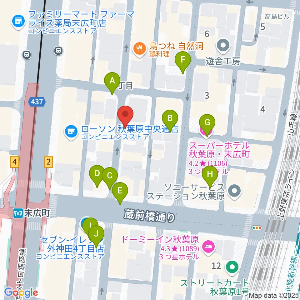 カフェ・トリオンプ周辺の駐車場・コインパーキング一覧地図