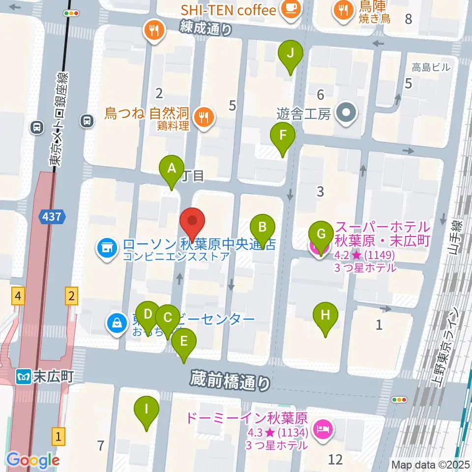 カフェ・トリオンプ周辺の駐車場・コインパーキング一覧地図