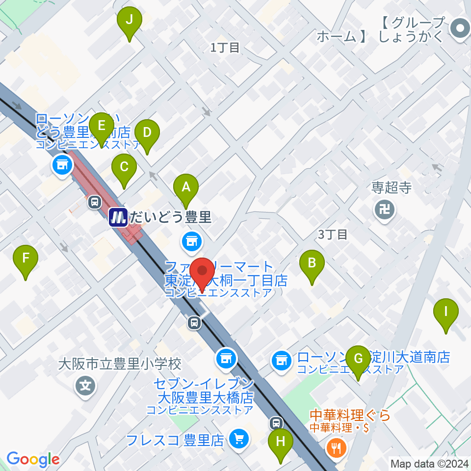 シンカワピアノセンター周辺の駐車場・コインパーキング一覧地図