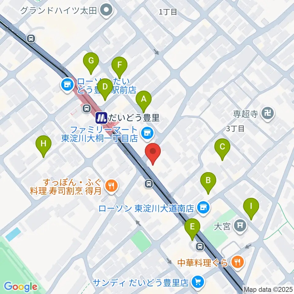 シンカワピアノセンター周辺の駐車場・コインパーキング一覧地図