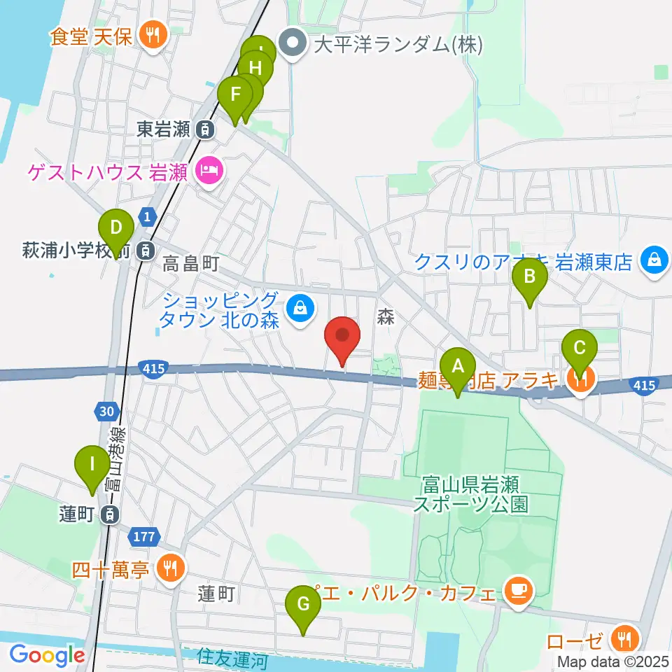 開進堂楽器 MPC北の森周辺の駐車場・コインパーキング一覧地図