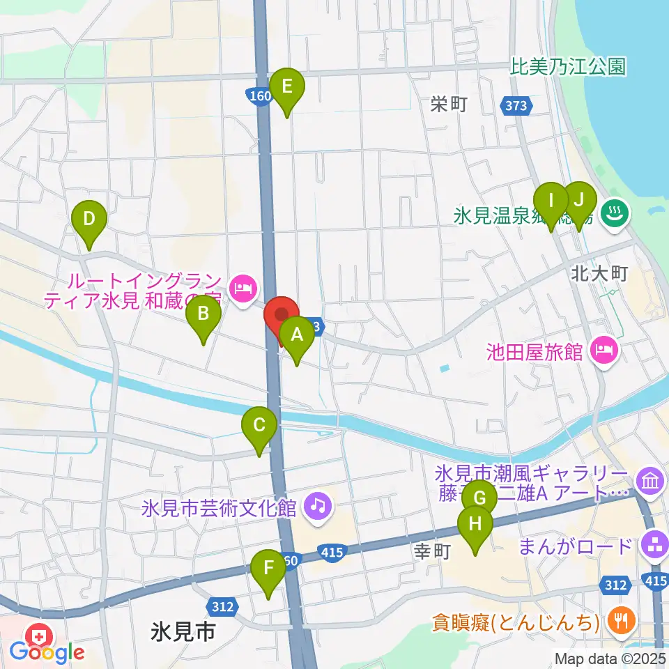 開進堂楽器 MPC氷見周辺の駐車場・コインパーキング一覧地図
