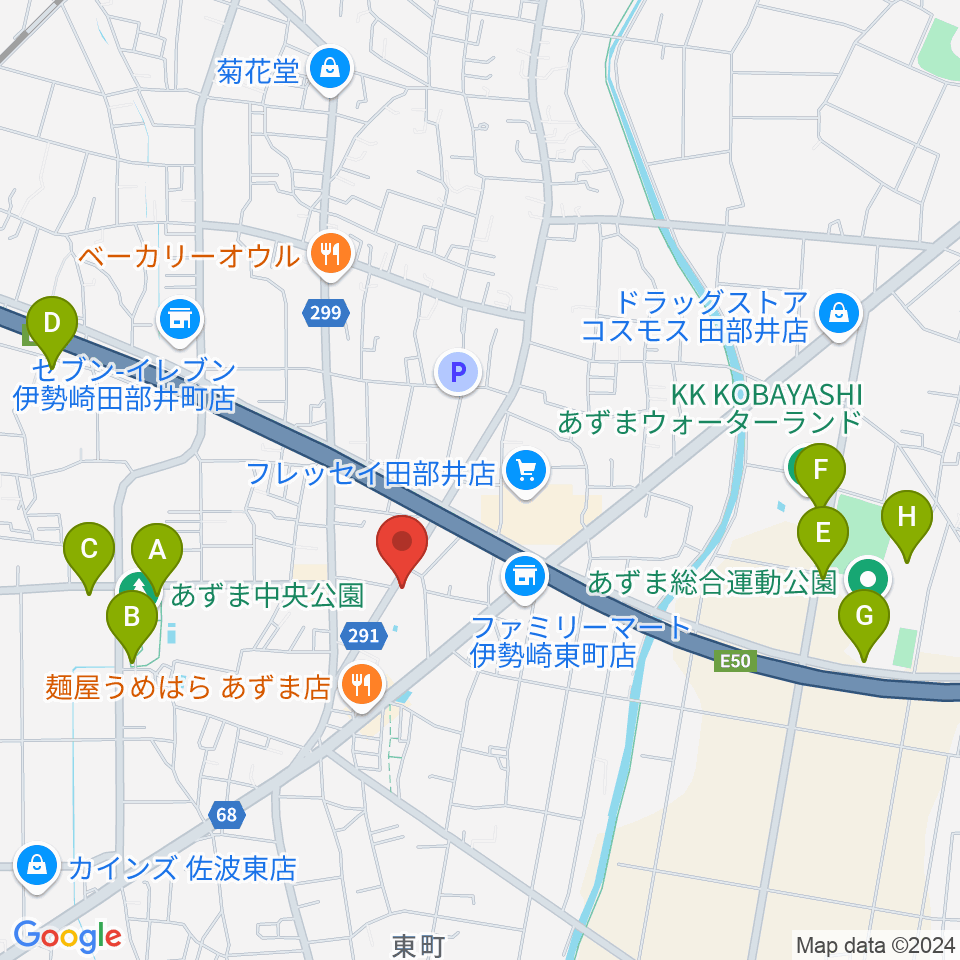 古澤ミュージックスクール周辺の駐車場・コインパーキング一覧地図