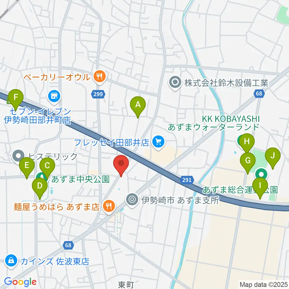 古澤ミュージックスクール周辺の駐車場・コインパーキング一覧地図