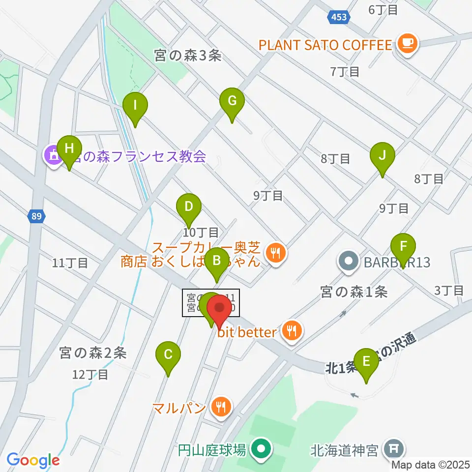 ラジオカロスサッポロ周辺の駐車場・コインパーキング一覧地図