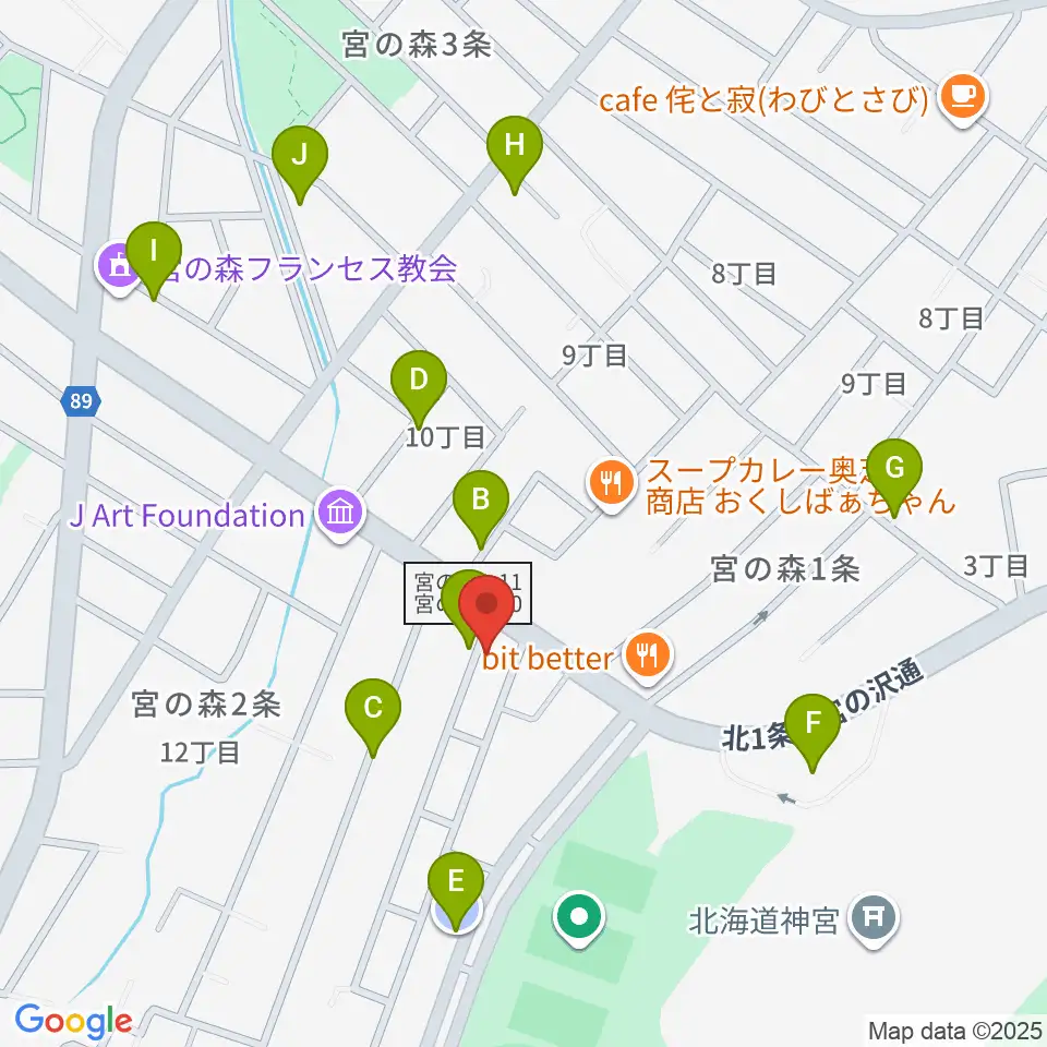 ラジオカロスサッポロ周辺の駐車場・コインパーキング一覧地図
