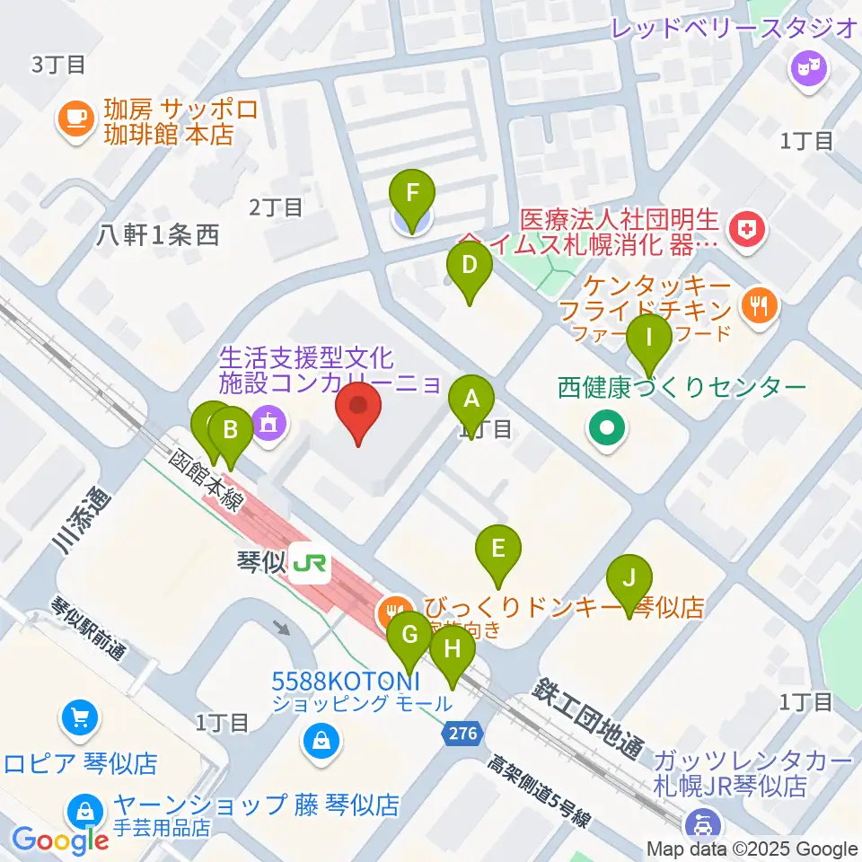 三角山放送局周辺の駐車場・コインパーキング一覧地図