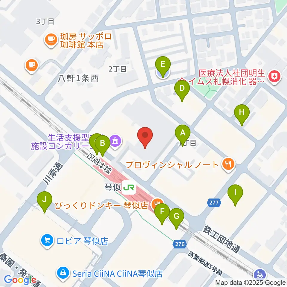 三角山放送局周辺の駐車場・コインパーキング一覧地図