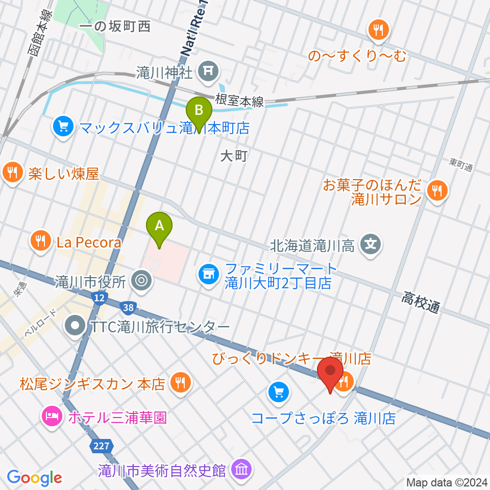 FM G'Sky周辺の駐車場・コインパーキング一覧地図