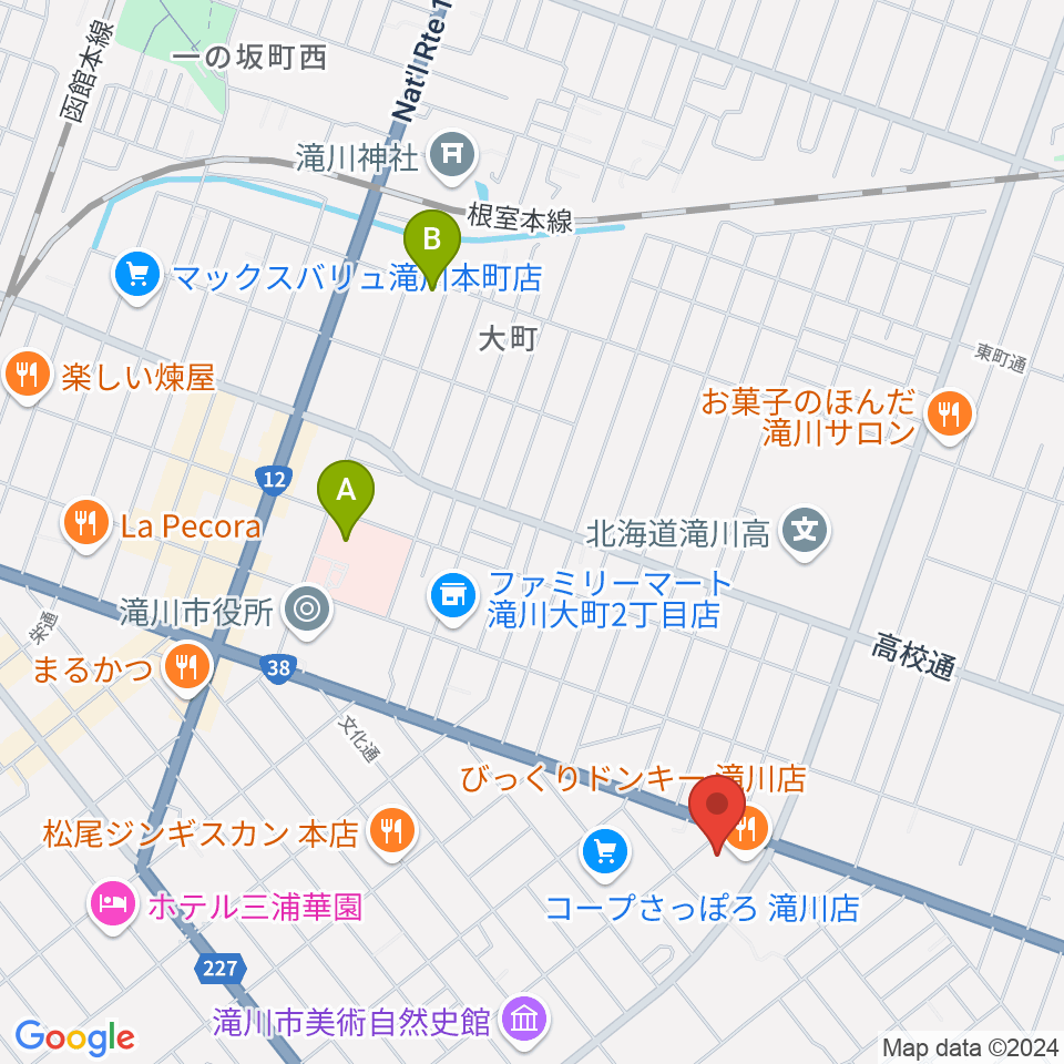 FM G'Sky周辺の駐車場・コインパーキング一覧地図