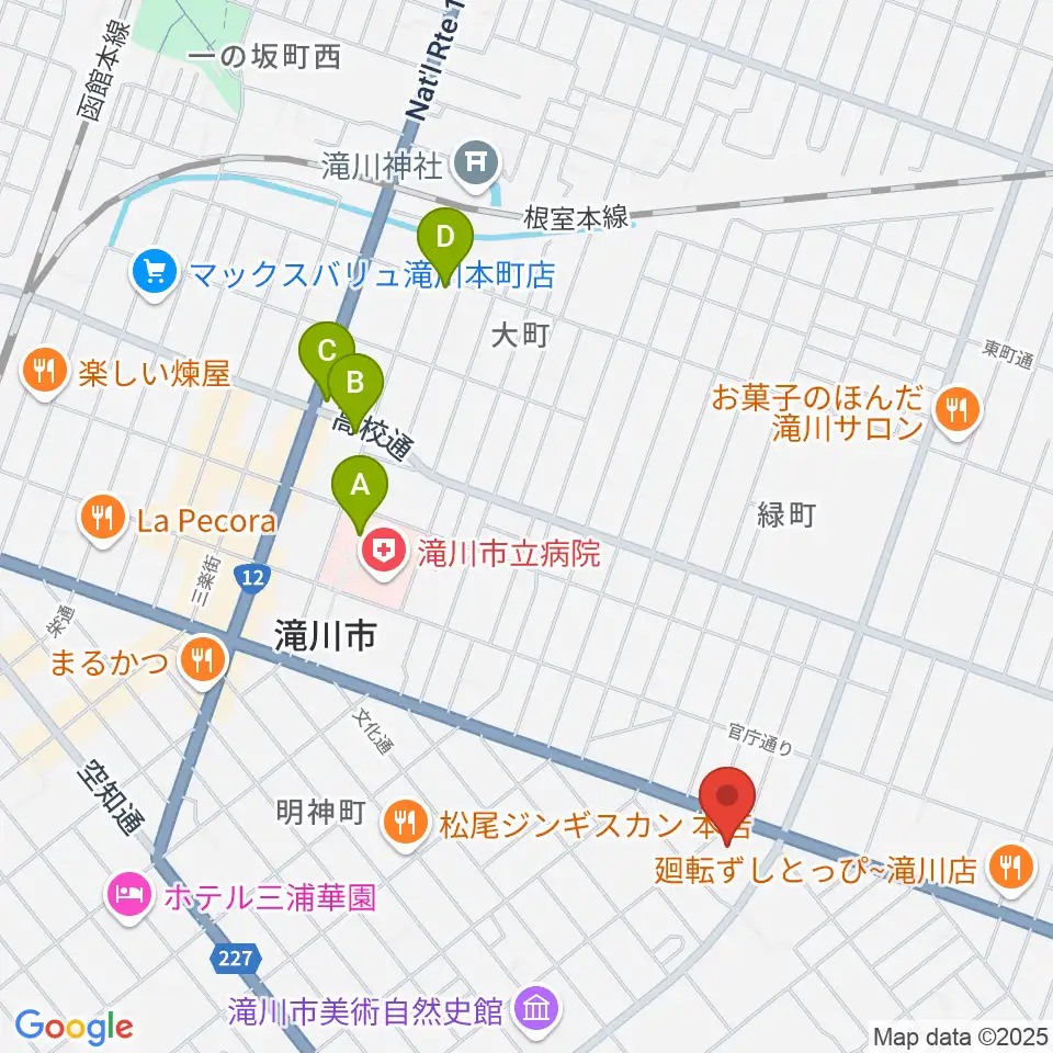 FM G'Sky周辺の駐車場・コインパーキング一覧地図