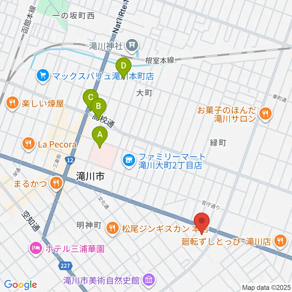 FM G'Sky周辺の駐車場・コインパーキング一覧地図
