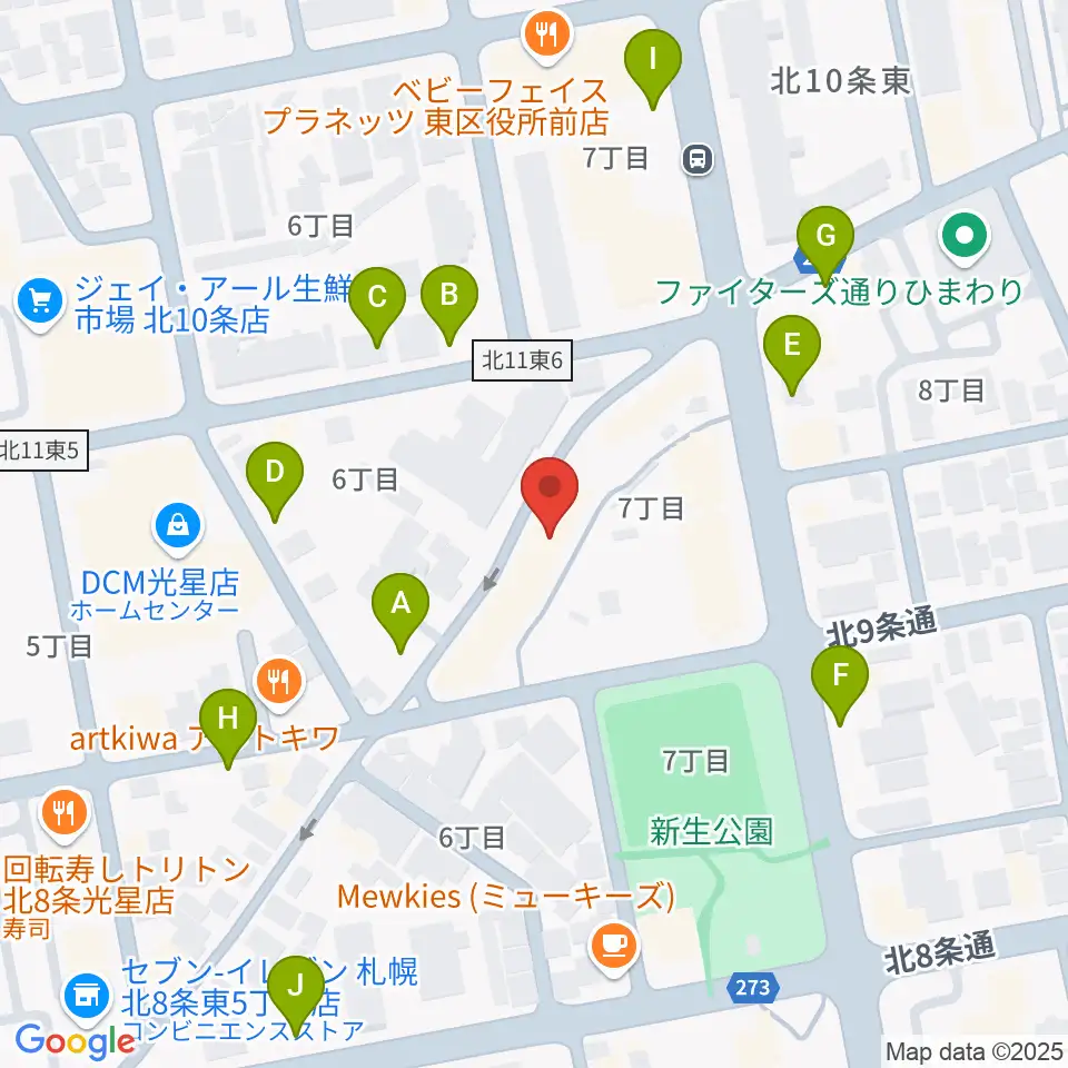 さっぽろ村ラジオ周辺の駐車場・コインパーキング一覧地図