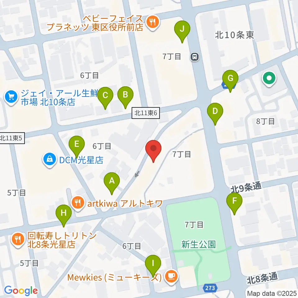 さっぽろ村ラジオ周辺の駐車場・コインパーキング一覧地図