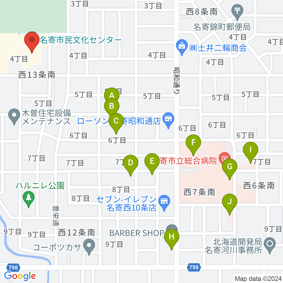 Airてっし周辺の駐車場・コインパーキング一覧地図