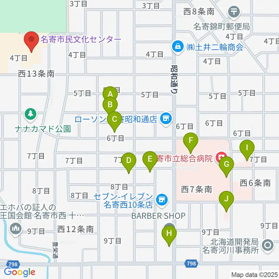 Airてっし周辺の駐車場・コインパーキング一覧地図