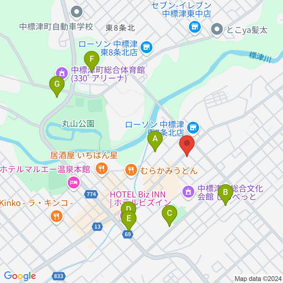 FMはな周辺の駐車場・コインパーキング一覧地図