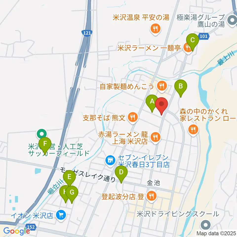 エフエムNCVおきたまGO!周辺の駐車場・コインパーキング一覧地図