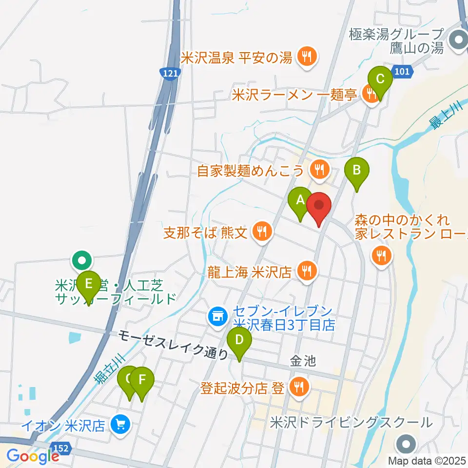 エフエムNCVおきたまGO！周辺の駐車場・コインパーキング一覧地図