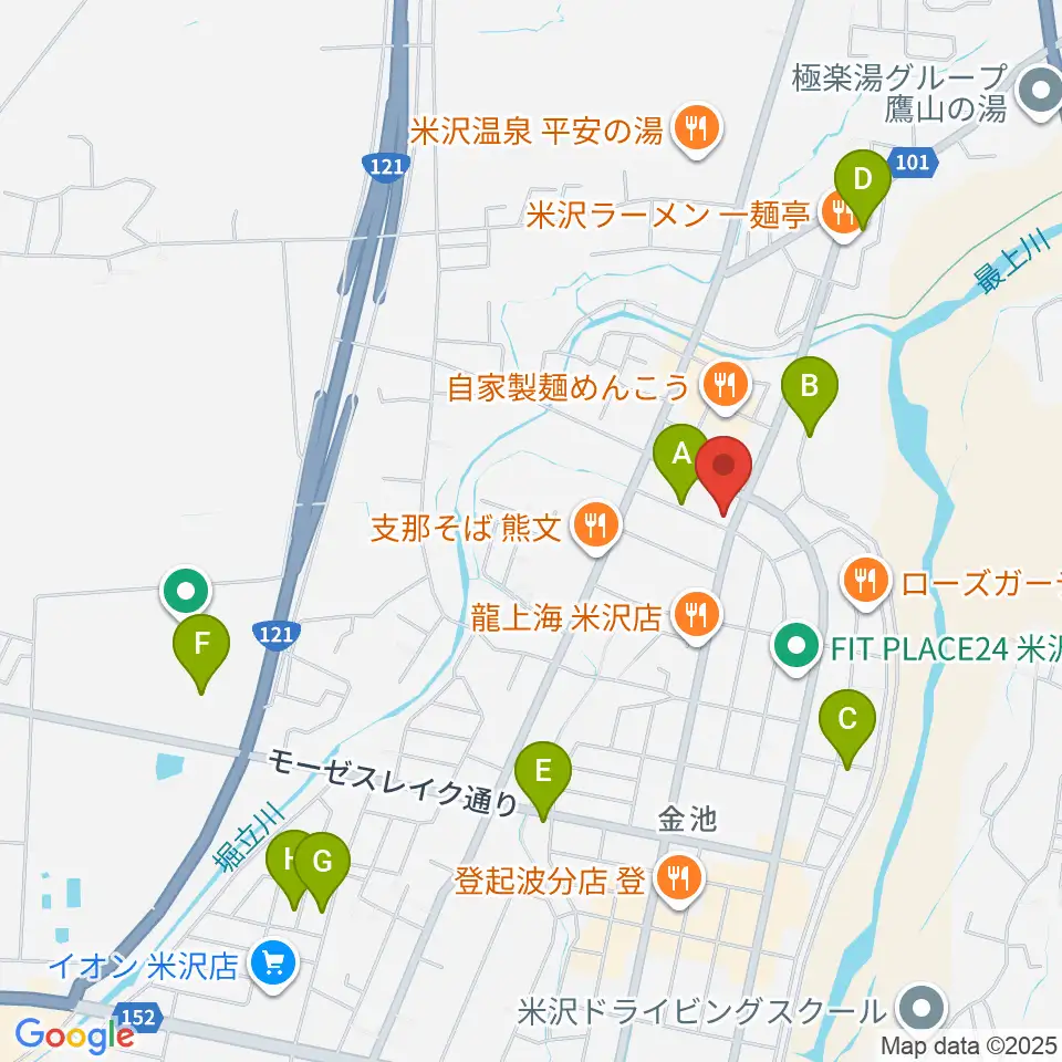 エフエムNCVおきたまGO!周辺の駐車場・コインパーキング一覧地図