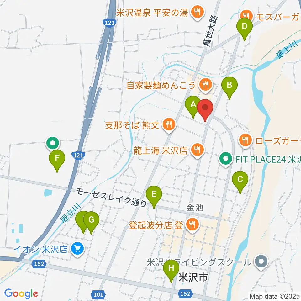 エフエムNCVおきたまGO！周辺の駐車場・コインパーキング一覧地図