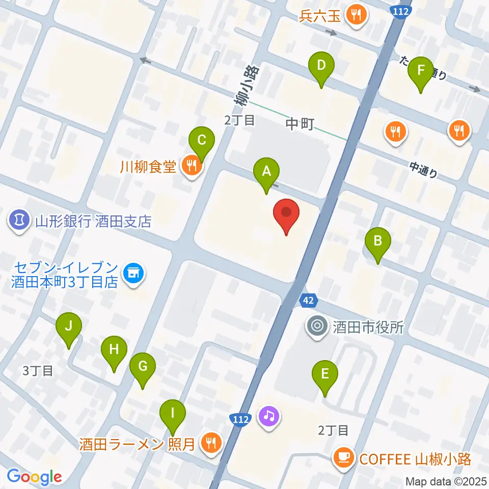 酒田FMハーバーRADIO周辺の駐車場・コインパーキング一覧地図