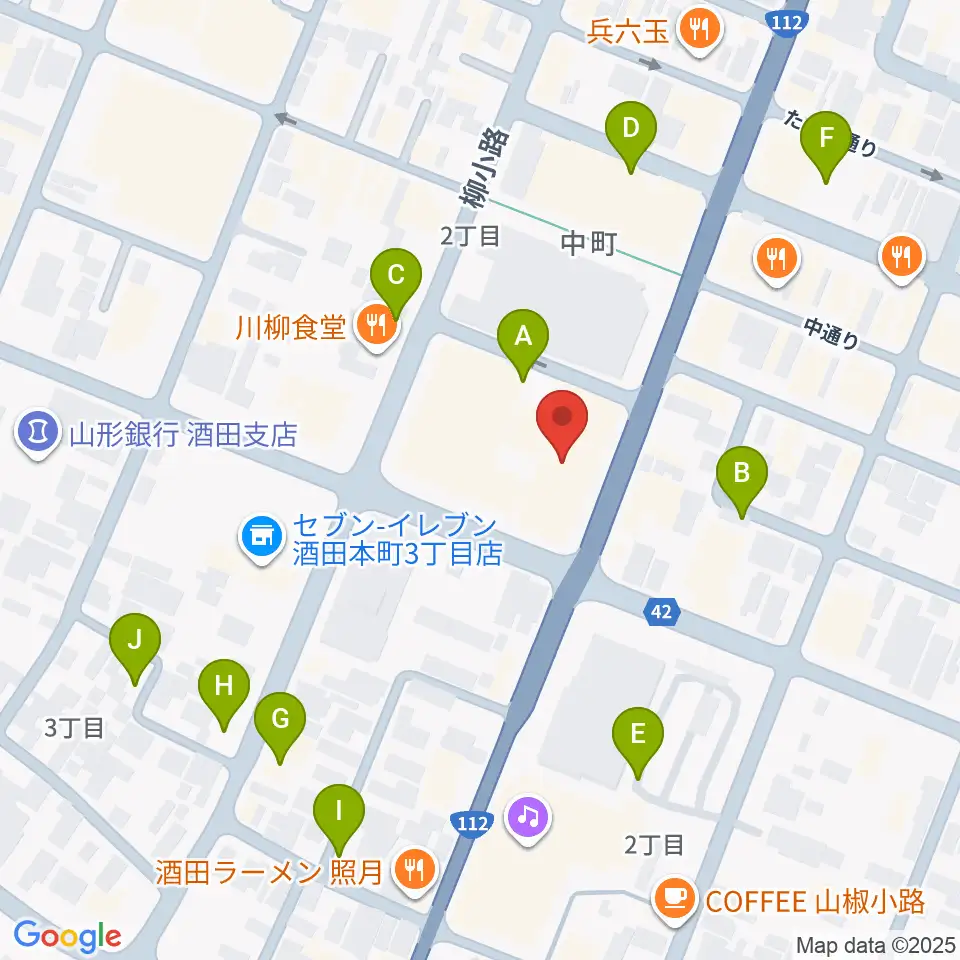 酒田FMハーバーRADIO周辺の駐車場・コインパーキング一覧地図