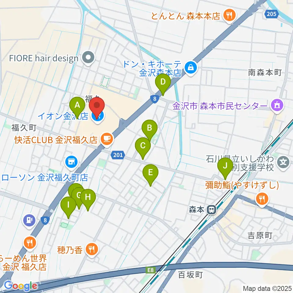 開進堂楽器 MPC森本周辺の駐車場・コインパーキング一覧地図