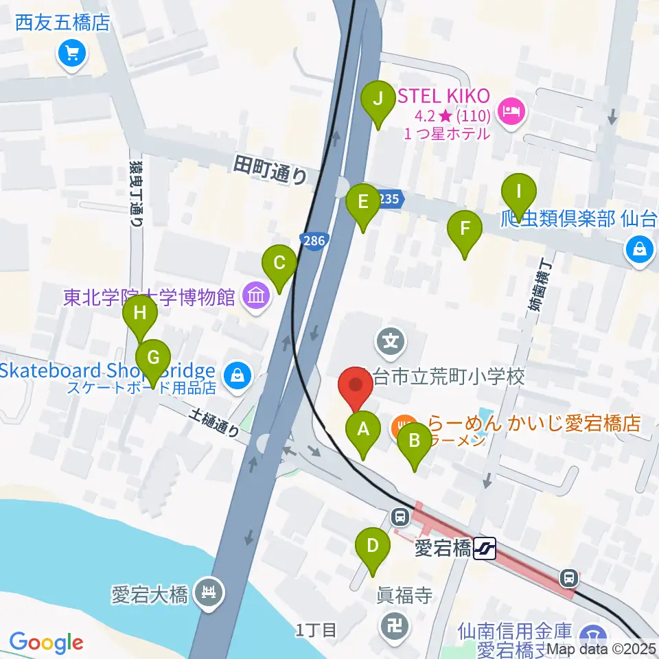 ラジオ3 仙台シティエフエム周辺の駐車場・コインパーキング一覧地図