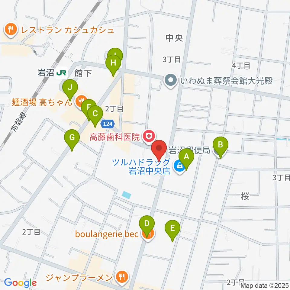 エフエムいわぬま周辺の駐車場・コインパーキング一覧地図