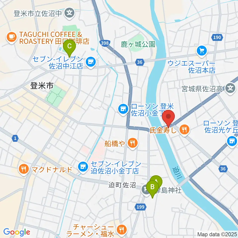 はっとエフエム周辺の駐車場・コインパーキング一覧地図