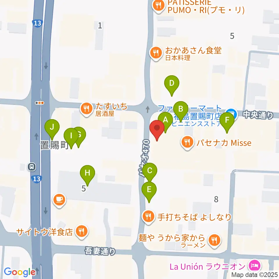 エフエムポコ周辺の駐車場・コインパーキング一覧地図
