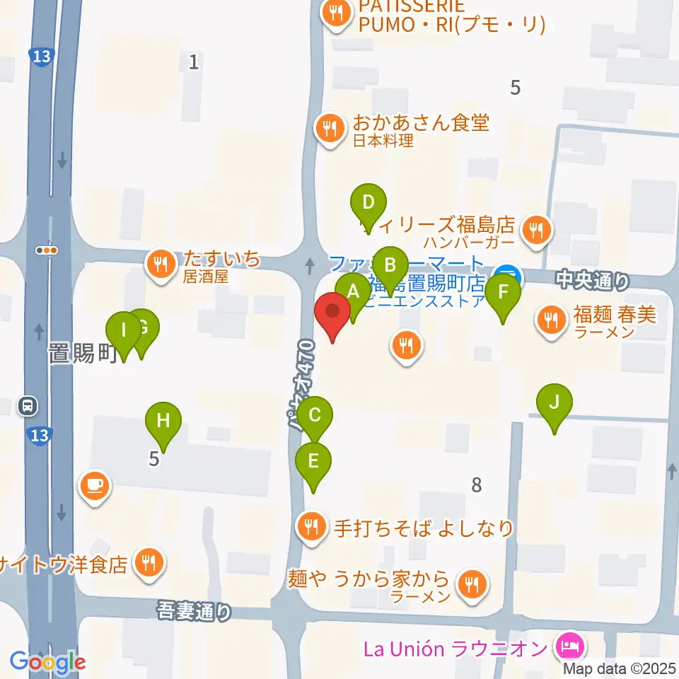 エフエムポコ周辺の駐車場・コインパーキング一覧地図