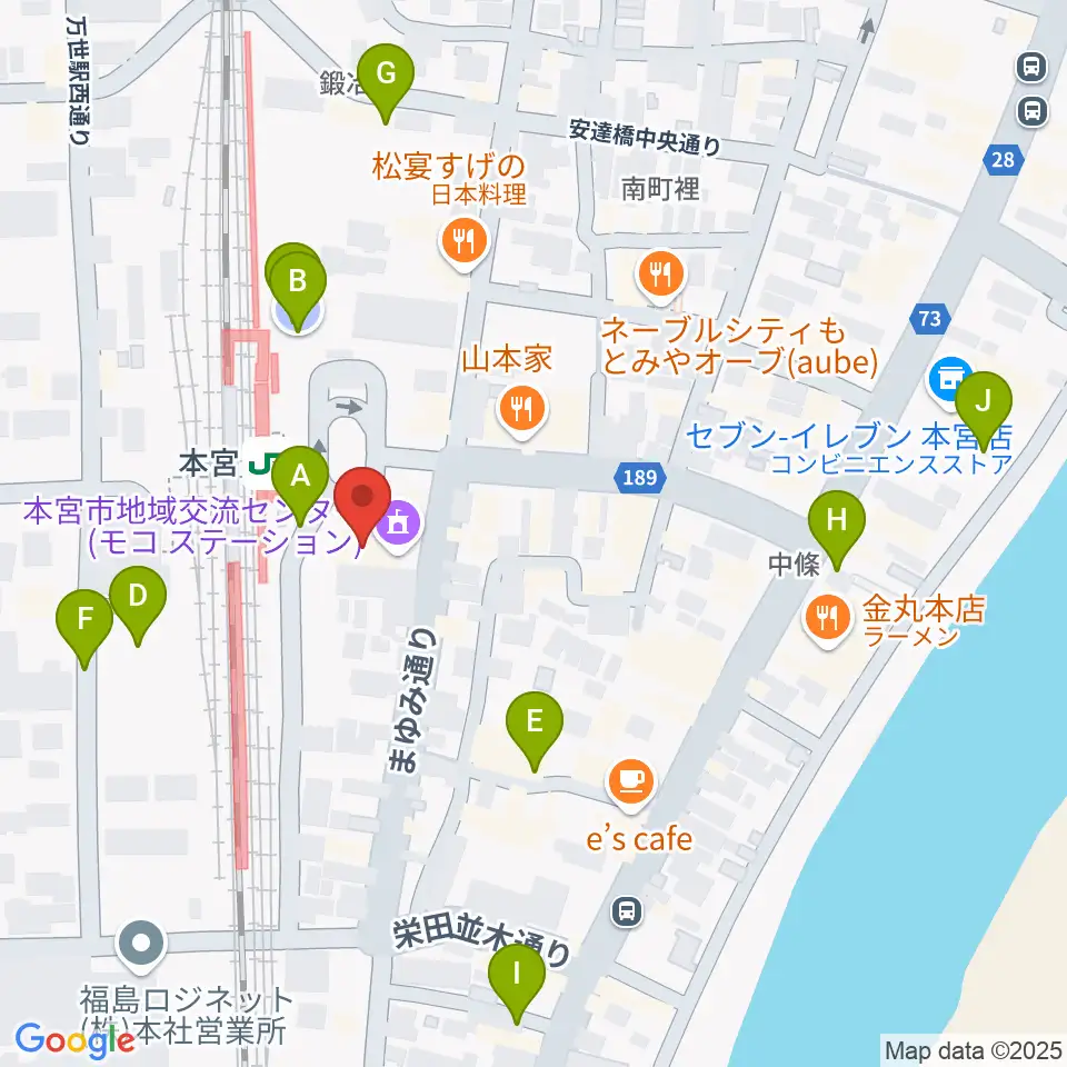 FMモットコム周辺の駐車場・コインパーキング一覧地図