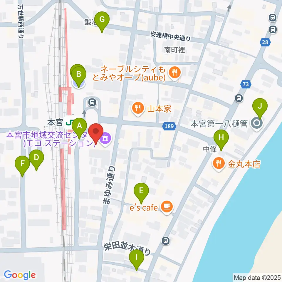 FMモットコム周辺の駐車場・コインパーキング一覧地図