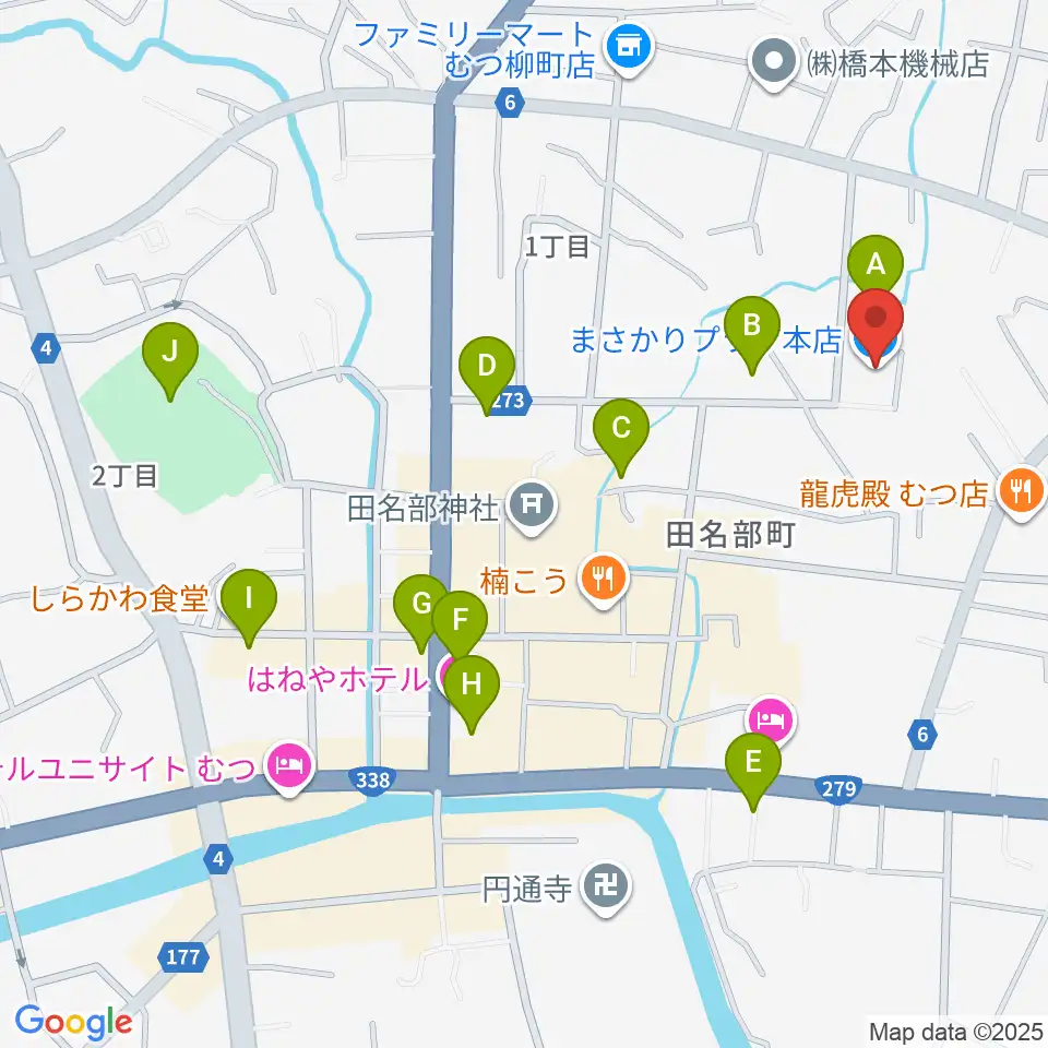 FMアジュール周辺の駐車場・コインパーキング一覧地図