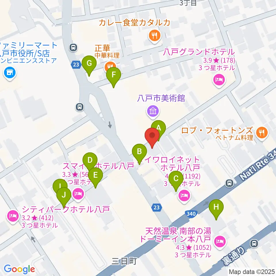 ビーエフエム周辺の駐車場・コインパーキング一覧地図
