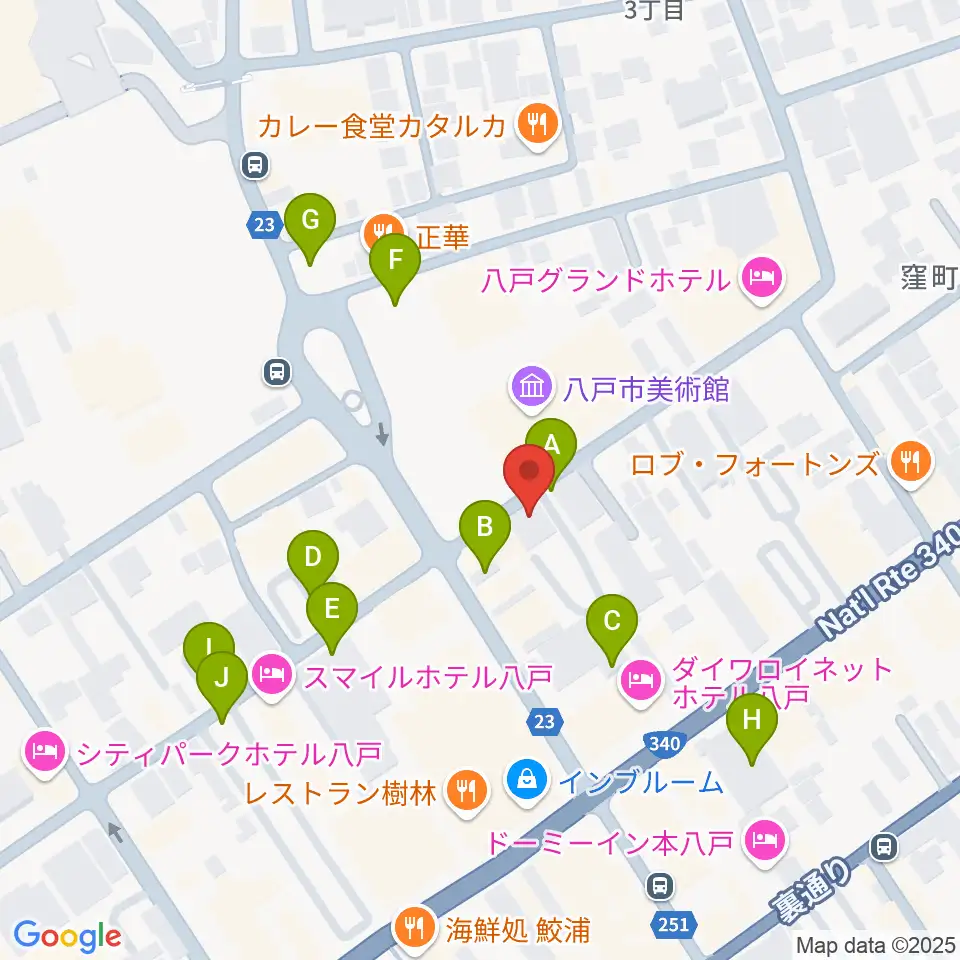 ビーエフエム周辺の駐車場・コインパーキング一覧地図