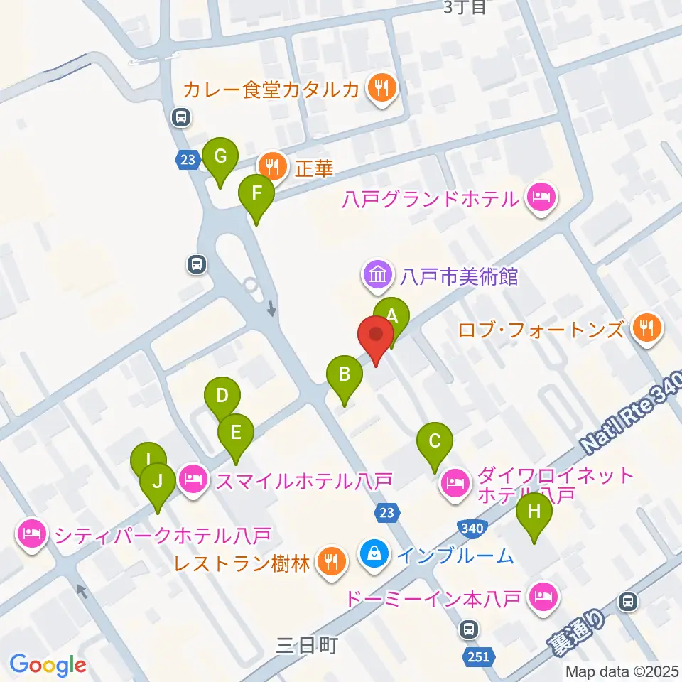 ビーエフエム周辺の駐車場・コインパーキング一覧地図