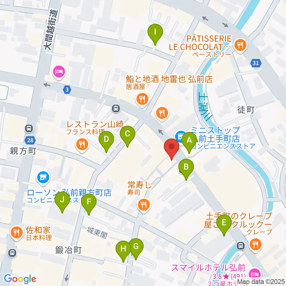 FMアップルウェーブ周辺の駐車場・コインパーキング一覧地図