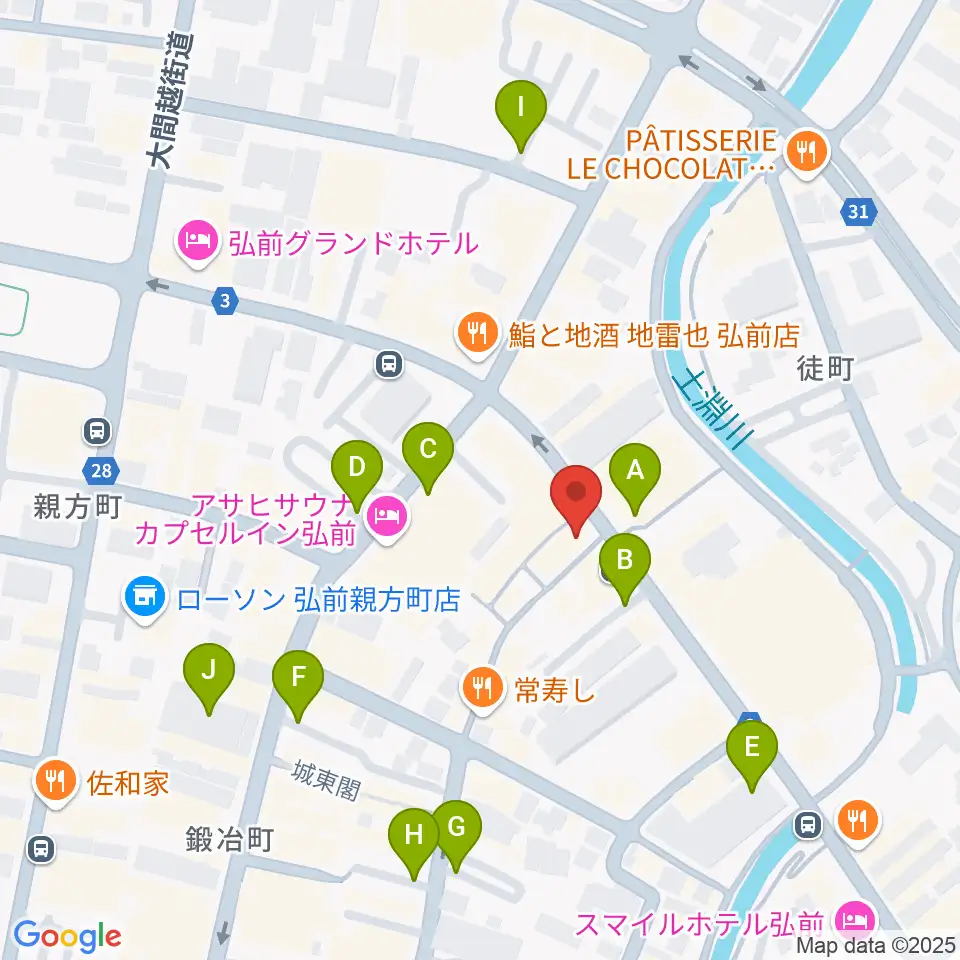 FMアップルウェーブ周辺の駐車場・コインパーキング一覧地図