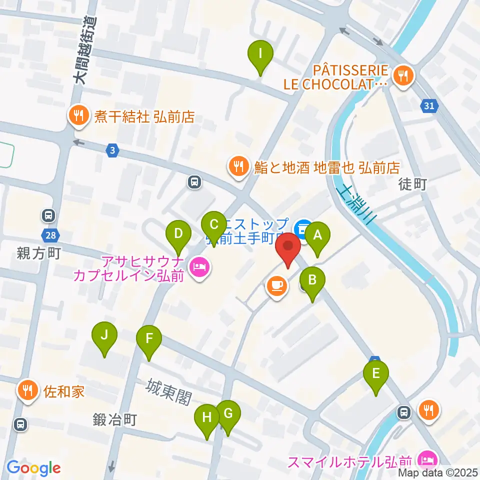 FMアップルウェーブ周辺の駐車場・コインパーキング一覧地図