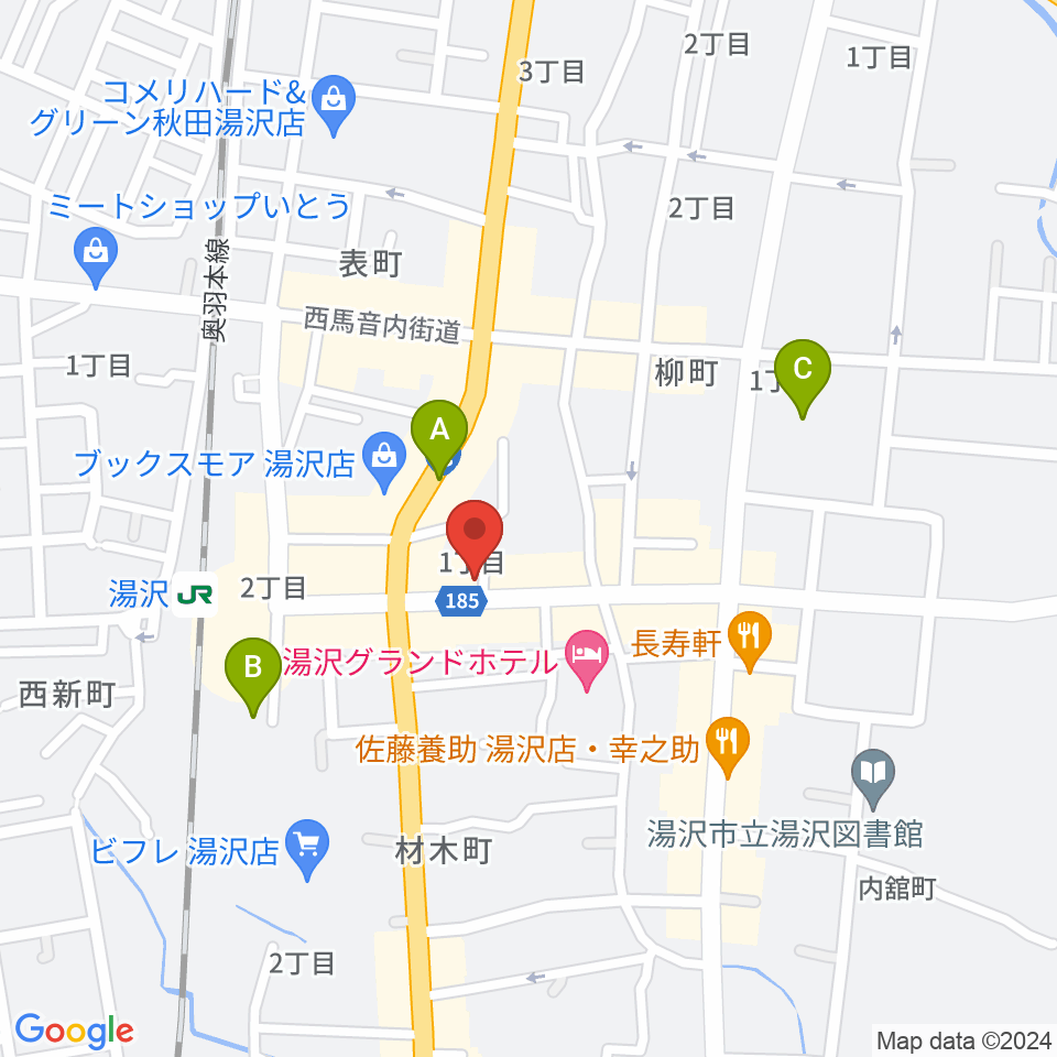 FMゆーとぴあ周辺の駐車場・コインパーキング一覧地図