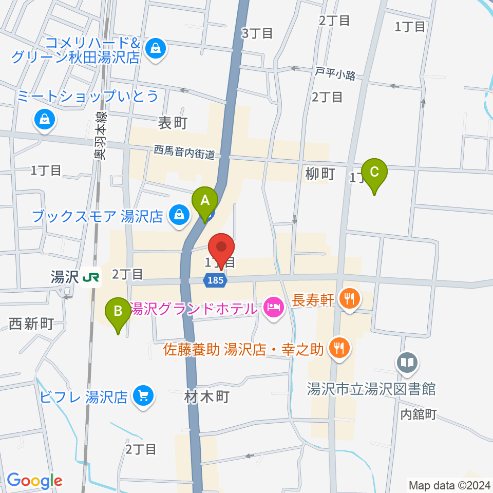 FMゆーとぴあ周辺の駐車場・コインパーキング一覧地図