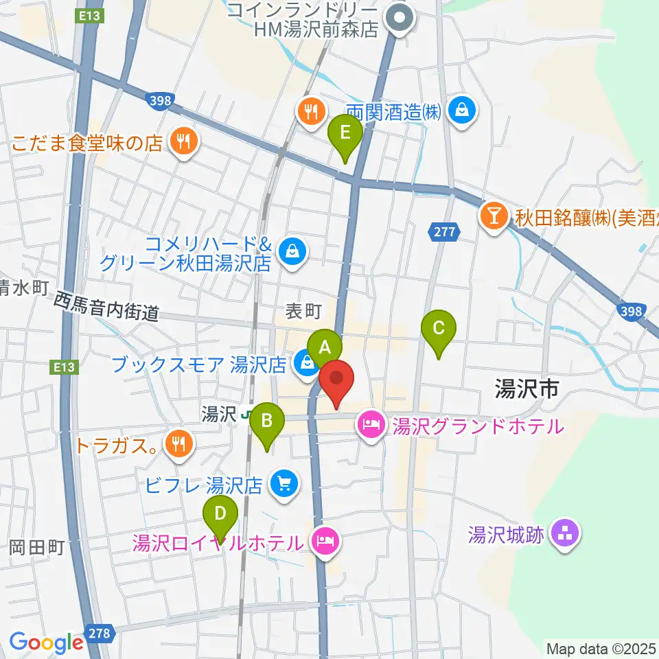 FMゆーとぴあ周辺の駐車場・コインパーキング一覧地図