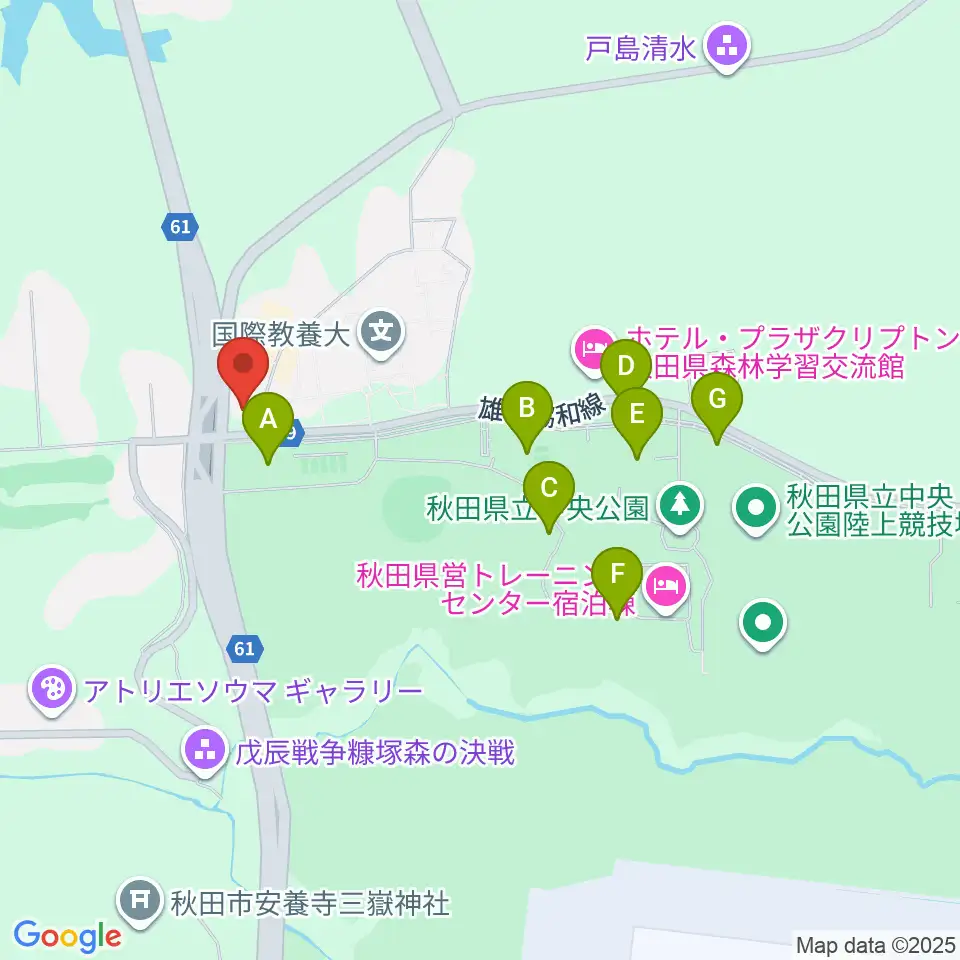 エフエム椿台周辺の駐車場・コインパーキング一覧地図