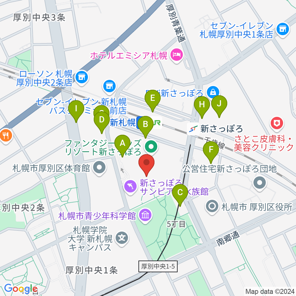 RADIOワンダーストレージ FMドラマシティ周辺の駐車場・コインパーキング一覧地図