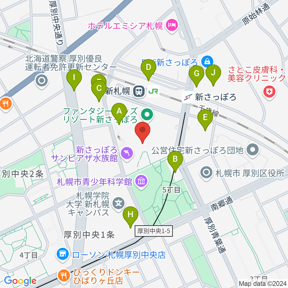 RADIOワンダーストレージ FMドラマシティ周辺の駐車場・コインパーキング一覧地図