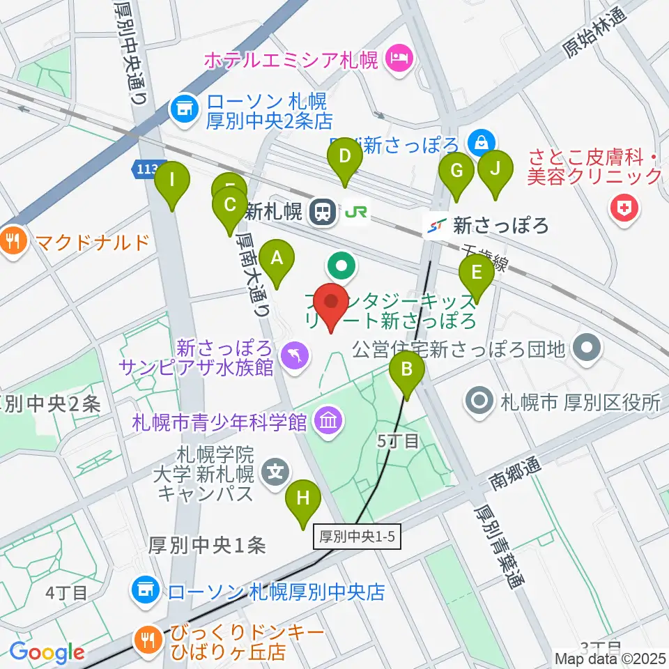 RADIOワンダーストレージ FMドラマシティ周辺の駐車場・コインパーキング一覧地図